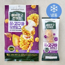 올바르고반듯한 꿀 고구마 찰핫도그 (냉동), 100g, 1개, 4개입