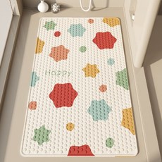 daysoy 可愛設計吸盤浴室浴缸墊 70 x 40 cm, 10 星星, 1個