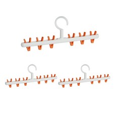 머지샵 회전형 모자 걸이, 3개, 오렌지