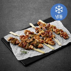 푸드랩플러스 고꼬치 파닭 닭꼬치 50g x 6개입 + 소스 60g 세트 (냉동), 1세트, 360g