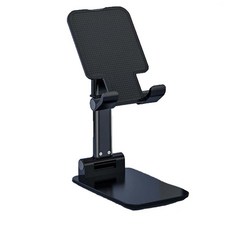 라니마켓 미니 접이식 핸드폰 거치대, 블랙, 1개