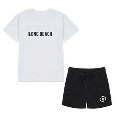 兒童款青少年抗菌短袖防磨衣短褲套裝 LE21-32