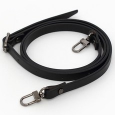 HAPPY BEARS 皮革扣環背帶, 1個, 黑+金屬灰