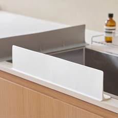 리본제이 실리콘 싱크대 물막이 뽁뽁이 프로, 화이트, 1개