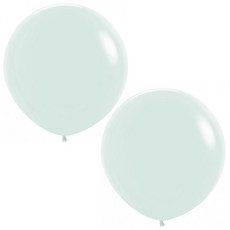 Sempertex 大型氣球 90cm 2入, 粉彩啞光綠色, 1個