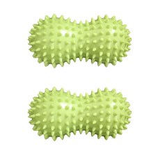 Naya Style居家運動瑜珈刺蝟花生按摩球 YGYP-70-3, 綠色, 2個