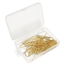 CK 24K鍍金帶魚鉤50p, 1個