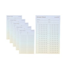 STUDIO EIGHT 答題卡圖案便條紙, 混色, 6入