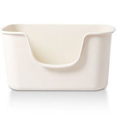 naturepet 誠實貓用開放式貓砂盆, 1個, 白色