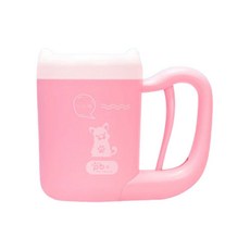 Monspet寵物洗腳半自動杯, 粉色的, 1個