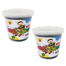 에듀클레이 유아용 클레이 2p, 검정