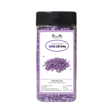 로라펫 펄 스톤 어항 바닥재 850g, 보라, 1개