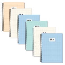 The Open House 2000漢文10格左翻筆記本 23-7263, 隨機發貨, 6個