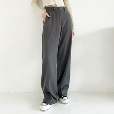 플랜데이 여성용 차르르 모던 와이드 슬랙스 미디움