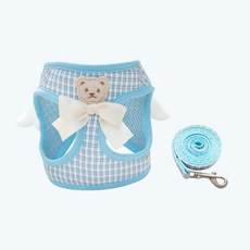 파스텔펫 반려동물 베어엔젤 하네스 리드줄, 타입D, 1개