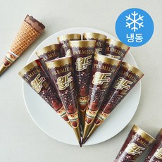 롯데웰푸드 프리미엄 월드콘 초코브라우니 (냉동), 24개, 1개입, 160ml
