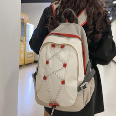 연이랜드 로프 포인트 배색 백팩