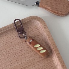 도림 빵긋 베이커리 동물 미니 자동차 키링, 1개, 곰돌이