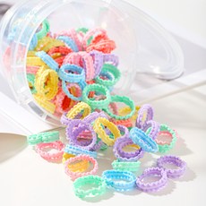 아기코끼리 레이스 파티 머리끈 세트