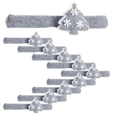 PARTYHAE 聖誕樹歐式娃娃手鍊, 灰色, 10個