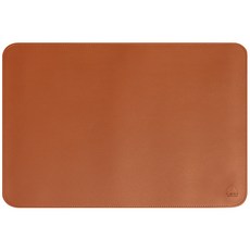 캠텔 다용도 가죽 테이블매트, 브라운