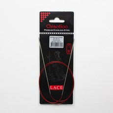 ChiaoGoo SS 紅色蕾絲輪針 80cm 7032-0, 1個