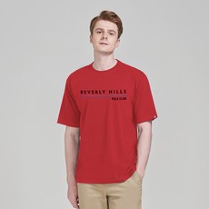 비버리힐스폴로클럽 남성용 통기성 투라인 라운드 반팔 티셔츠 CPS9T21