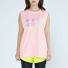 soleil 女款 Nilla 寬鬆無袖上衣 + 一體式基本款五分水上運動緊身褲防磨衣套組