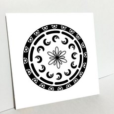 HTP 傳統花紋磁磚 花朵圖案 K0963 8710, 1個