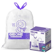 GIBONE 附綁帶便利資源回收袋, 80L, 40個