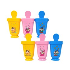 LE BARN 蠟筆小新冰棒模具組 3色*2入組, 1套, 混合顏色