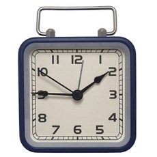 Paradi 簡約方形彩色桌鐘, 海軍藍