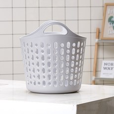 Bcozy 透氣性佳 洗衣籃 65L, 灰色