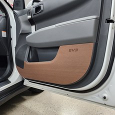 매드라인 스크래치 방지 더뉴 도어 커버 4p 세트, 다크브라운, EV3