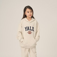 YALE KIDS 兒童款 New Haven 橄欖球刷毛連帽衫 YJCRHDZ43835