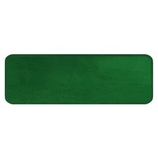 헤이베이 베이팝 워셔블 논슬립 사각라운드 주방매트, 브릭그린