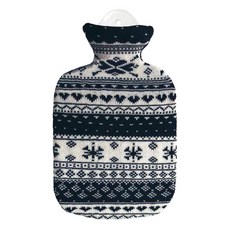 sanger 保溫水袋蒸氣包 2L 針織棉北歐, 1個