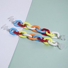 리씨상점 DIY DIY 마카롱 색상 체인 샌들 파츠 2p