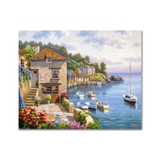 ADICO DIY 鑽石畫 美好的一天 50 x 40 cm BH24, 混合顏色