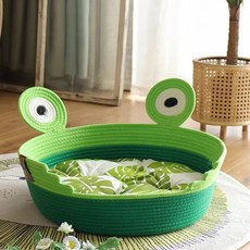 Deisoi 貓咪青蛙造型籃, 1個, 青蛙