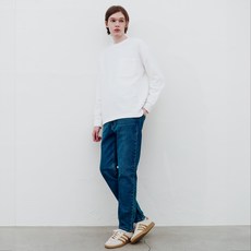 Mind Bridge 男款優質錐形牛仔長褲 MYDP0151
