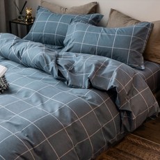 Unheve 圖案被套, M 格紋