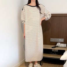 BONBONSTORY Pantry 船型領孕婦洋裝