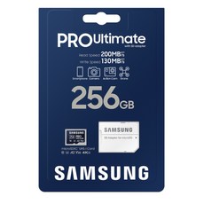 SAMSUNG 三星 PRO Ultimate MicroSD 記憶卡 MB-MY256SA/WW, 256GB, 1個