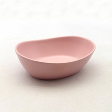 Dalsogeum 韓國製霧面陶瓷籃型沙拉碗, 02 淺粉色, 1個