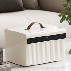 Mabsoshop 簡約現代風家用密碼保險箱 HR1145, 象牙白