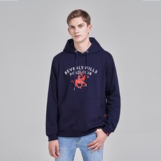 BEVERLY HILLS POLO CLUB 紅色抽繩長袖連帽衫 L號CPG9T26