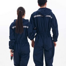 allnine 男女通用連帽連身工作服