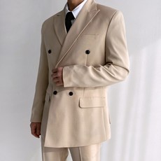 머시따 남성용 하이 클래식 더블 블레이져