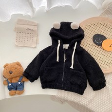 STARDOOR 泰迪熊造型毛絨拉鍊外套